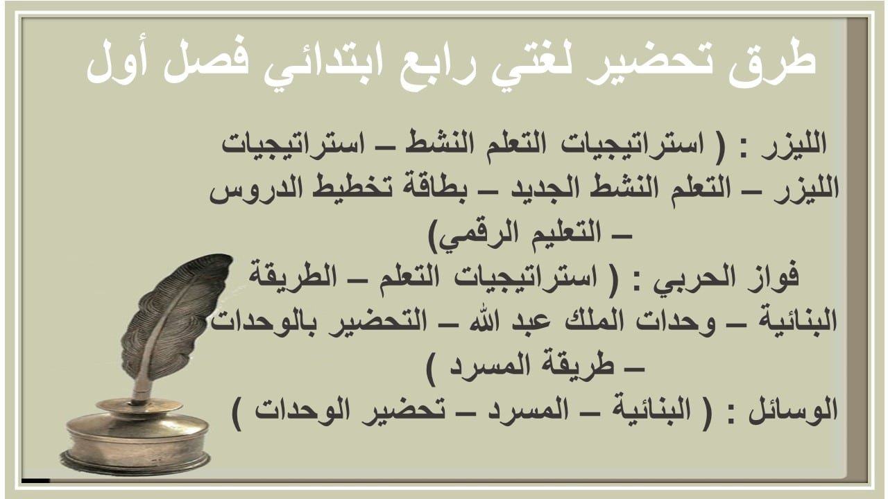 حل أسئلة لغتي رابع ابتدائي فصل أول  