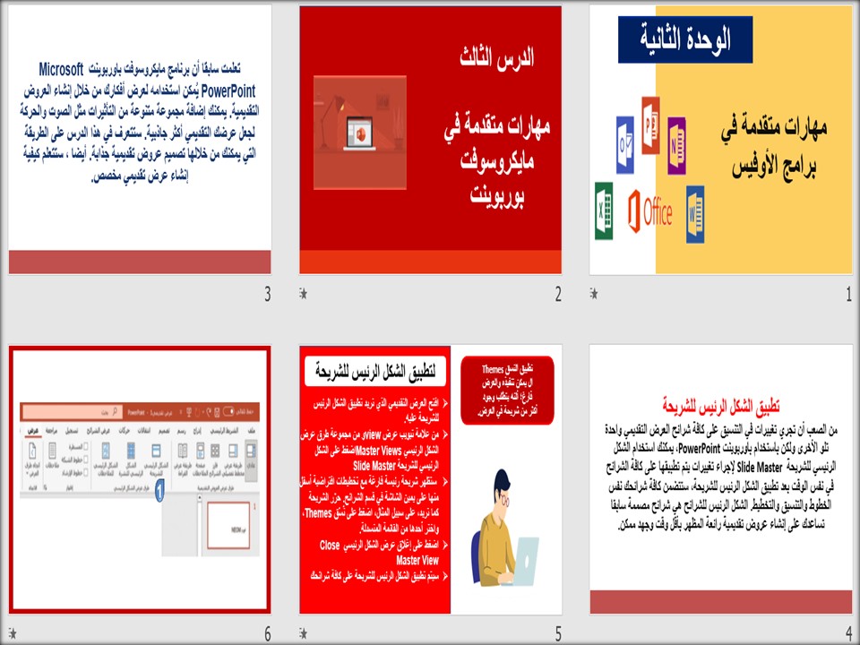 بوربوينت حاسب آلي ثالث متوسط الفصل الثاني