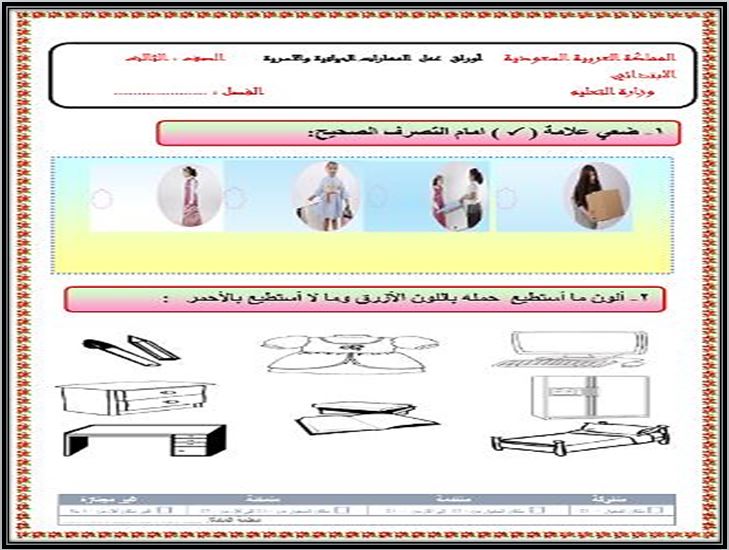 بوربوينت لمادة المهارات الحياتية و الأسرية ثالث ابتدائي فصل ثاني