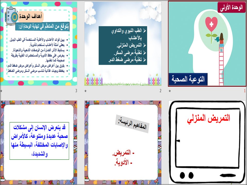 بوربوينت مهارات الحياتية و الأسرية ثالث متوسط فصل ثانى