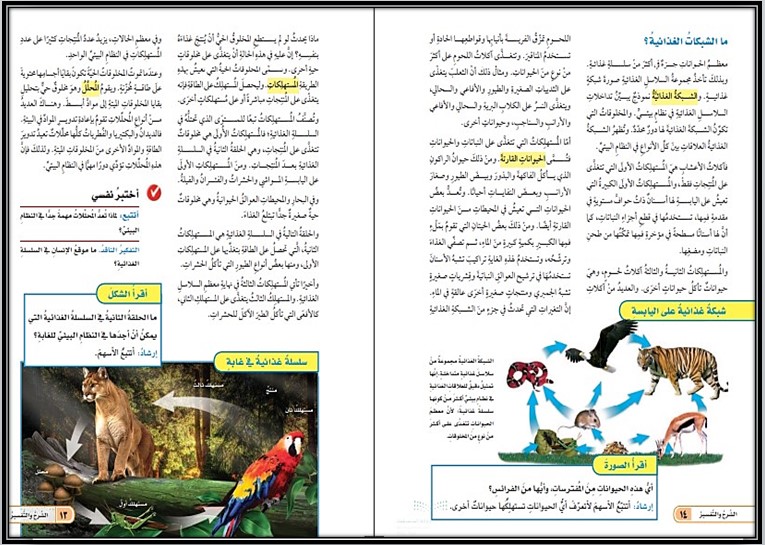 تحضير علوم سادس ابتدائي الفصل الثاني