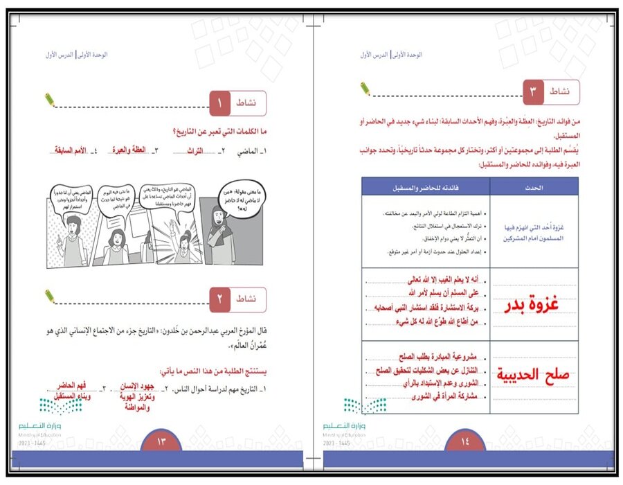 حل أسئلة اجتماعيات سادس ابتدائي فصل أول