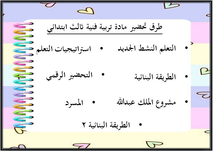 حل أسئلة تربية فنية ثالث ابتدائي الفصل الثالث