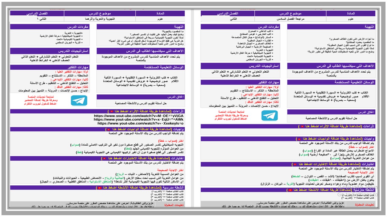 حل أسئلة علوم اول متوسط الفصل الثاني