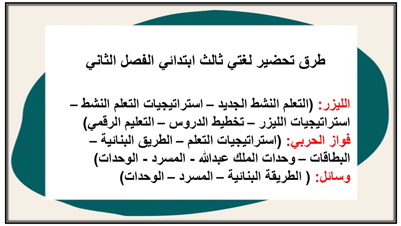 حل أسئلة لغتي ثالث ابتدائي الفصل الثاني
