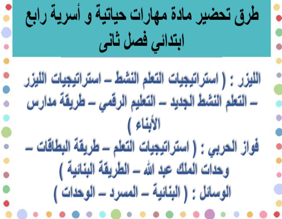 حل أسئلة مادة مهارات حياتية رابع ابتدائي فصل ثانى