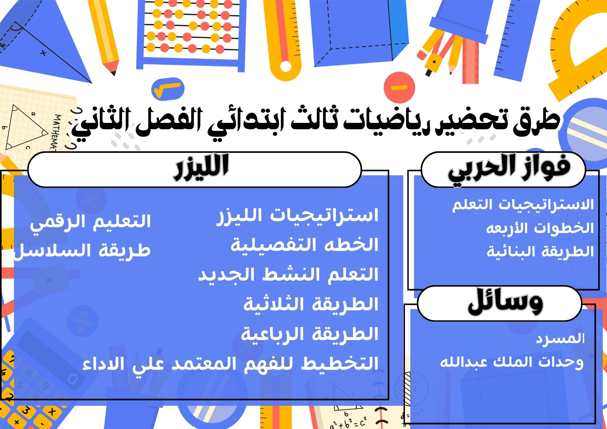 ورق عمل رياضيات ثالث ابتدائي الفصل الثاني