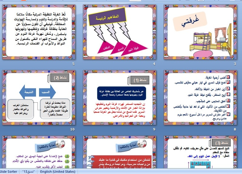 عروض بوربوينت المهارات الحياتية و الأسرية رابع ابتدائي