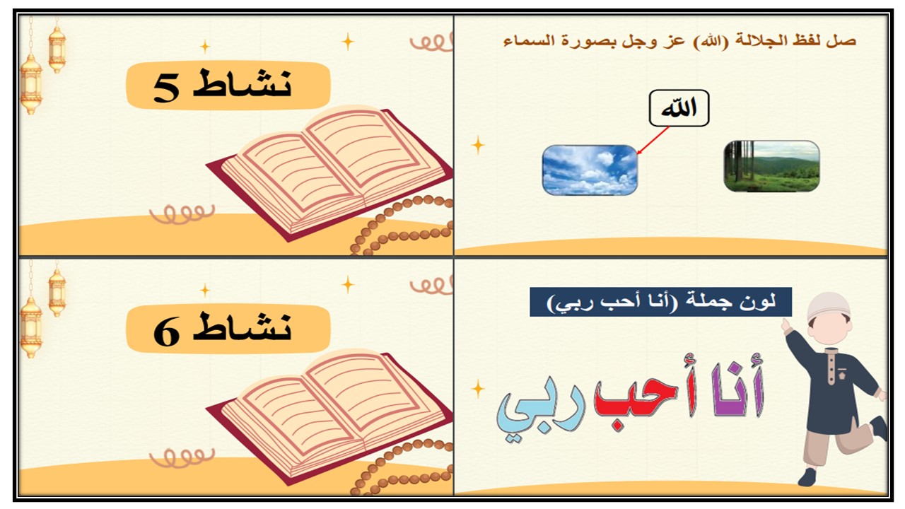 بوربوينت مادة الدراسات الإسلامية فكرية الصف الأول الابتدائي الفصل الأول
