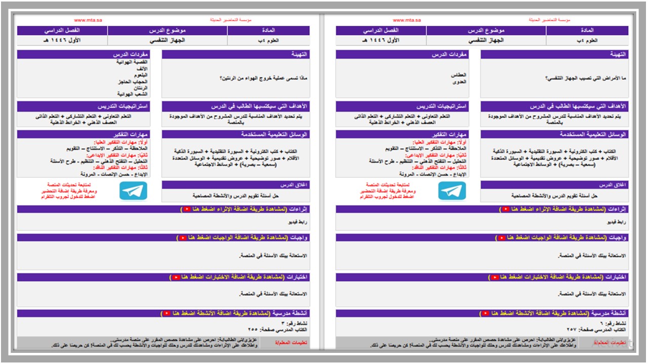 تحضير علوم فكرية صف رابع ابتدائي فصل دراسي اول تحضير علوم فكرية صف رابع ابتدائي فصل دراسي اول