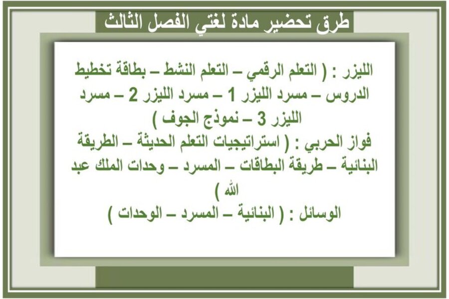 حل أسئلة لغتي ثالث متوسط الفصل الثالث
