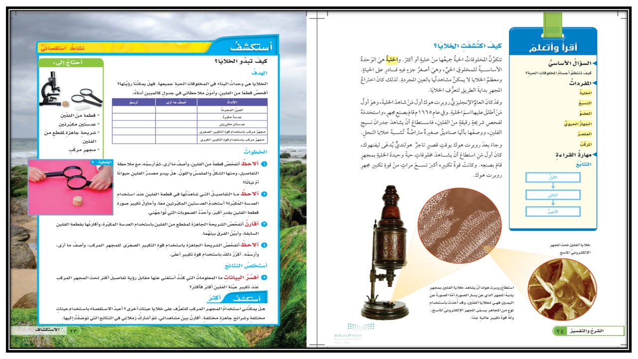 ملخص للصف السادس الابتدائي ماده العلوم