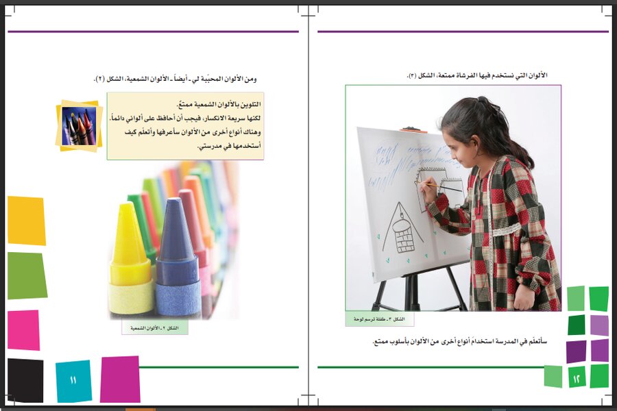 أوراق عمل تربيه فنية أول ابتدائي الفصل الأول