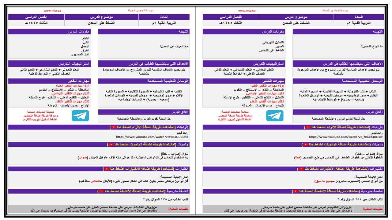 ورق عمل تربية فنية ثاني متوسط الفصل الثالث