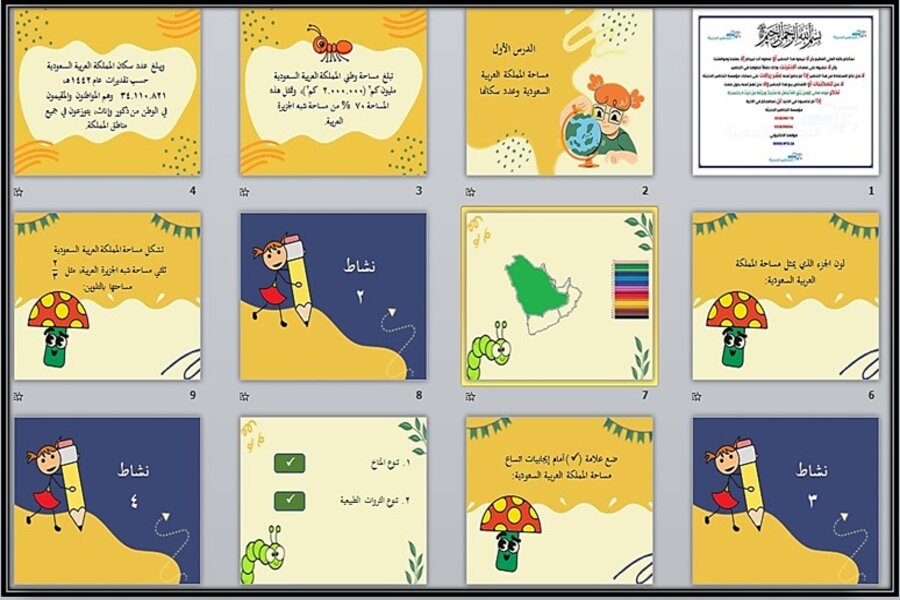 بور بوينت اجتماعيات سادس ابتدائي التربية الفكرية الفصل الدراسي الأول بور بوينت اجتماعيات سادس ابتدائي التربية الفكرية الفصل الدراسي الأول