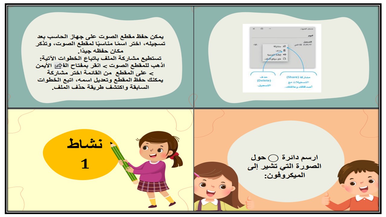 بوربوينت المهارات الرقمية ثالث متوسط تربية فكرية الفصل الاول
