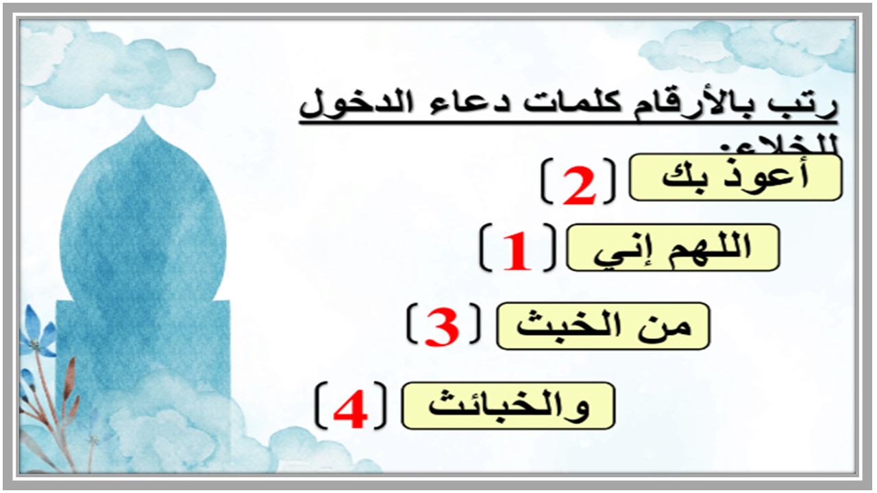 بوربوينت خامس ابتدائي الدراسات الإسلامية فكرية الفصل الأول 