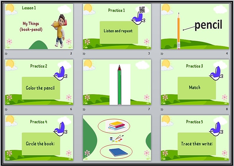 بوربوينت رابع ابتدائي انجليزي فكرية الفصل الأول