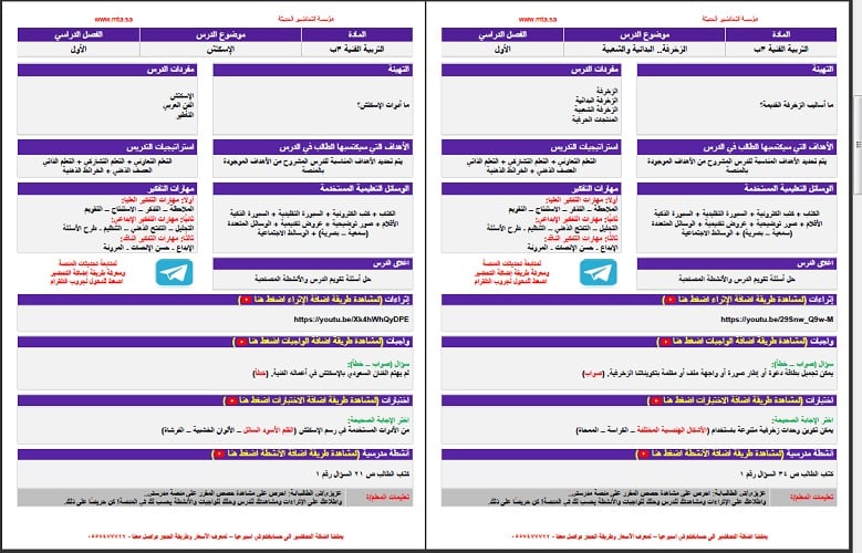 اغلاق الدرس التربية الفنية ثالث ابتدائي منصة مدرستي