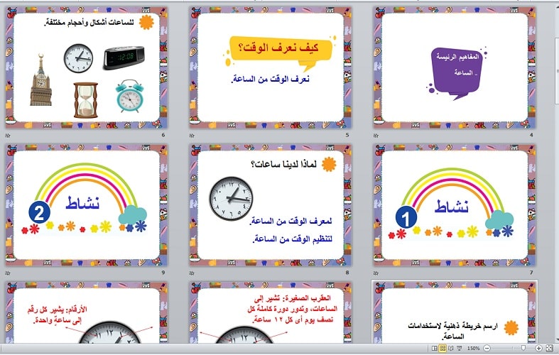 نموذج بوربوينت المهارات الحياتية ثالث ابتدائي منصة مدرستي