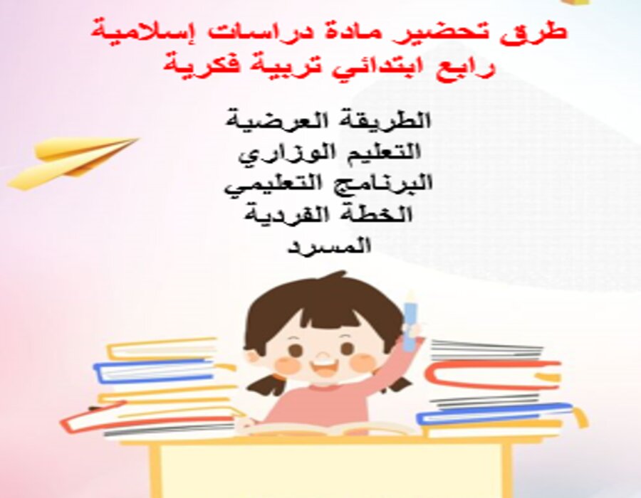 مهارات التفكير دراسات إسلامية رابع ابتدائي تربية فكرية منصة مدرستي 