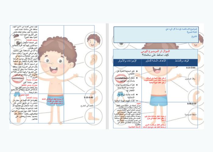 السلامة في الطريق رياض اطفال