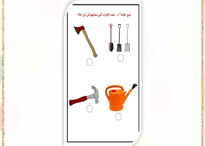 وحدة النبات لرياض الأطفال
