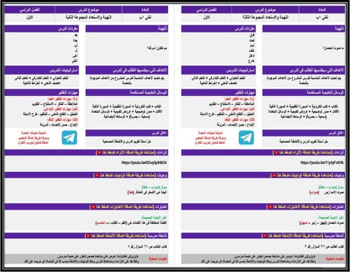 اثراءات لغتي الصف الأول الابتدائي الفصل الأول مدرستي