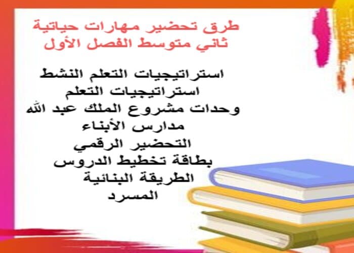 اغلاق الدرس مهارات حياتية ثاني متوسط الفصل الأول مدرستي