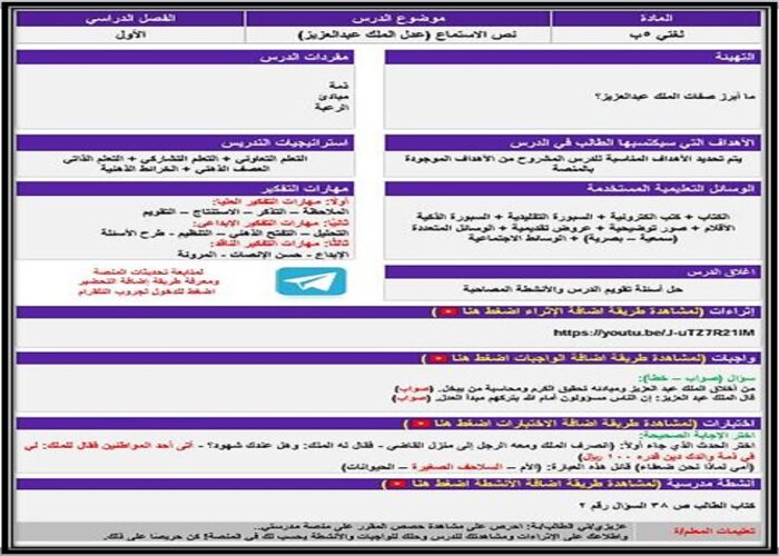 مفردات الدرس لغتي الصف الخامس الابتدائي الفصل الأول مدرستي