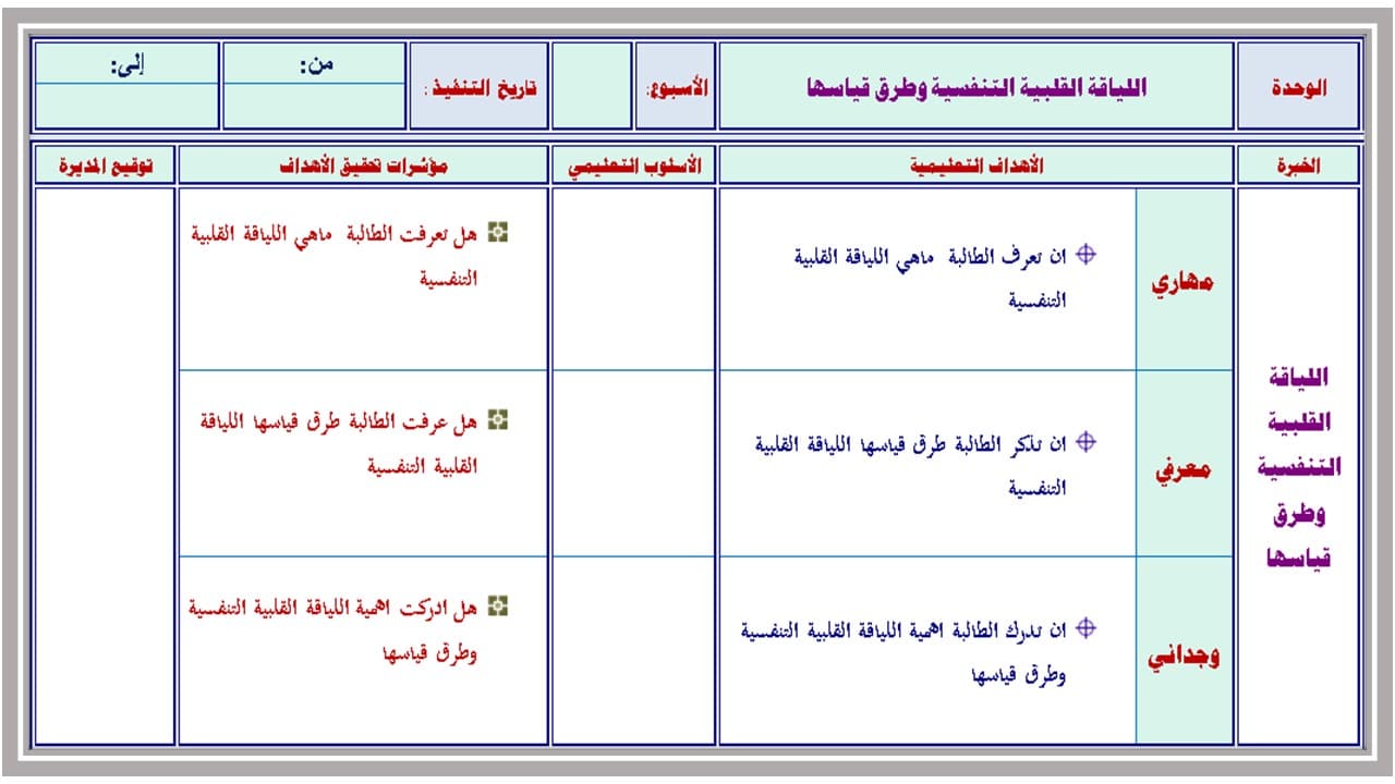 اختبارات تربية بدنية الصف الثاني متوسط الفصل الأول مدرستي