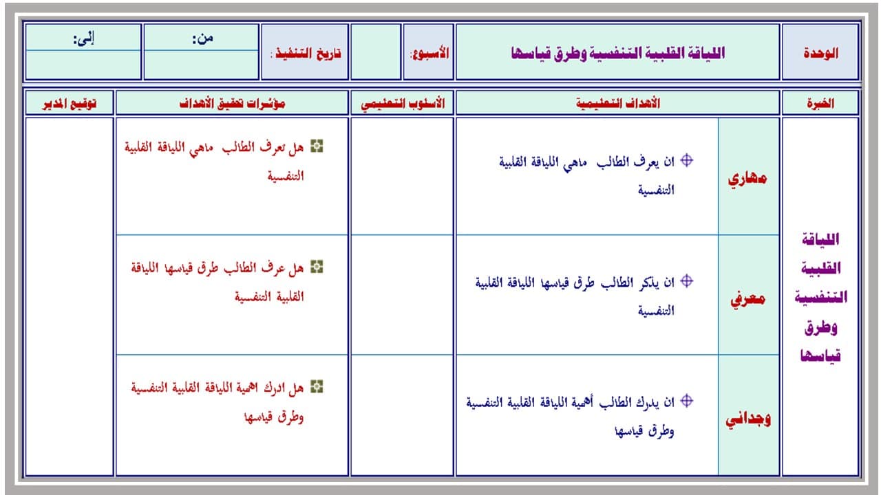 اختبارات مادة التربية البدنية الصف الأول متوسط الفصل الأول مدرستي