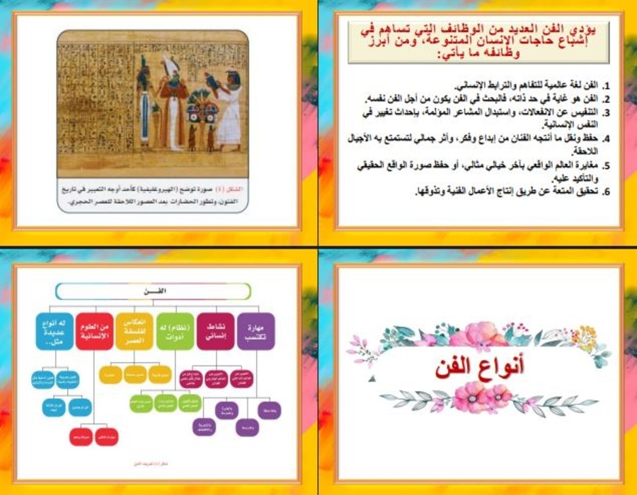 تحضير مادة الفنون مسارات