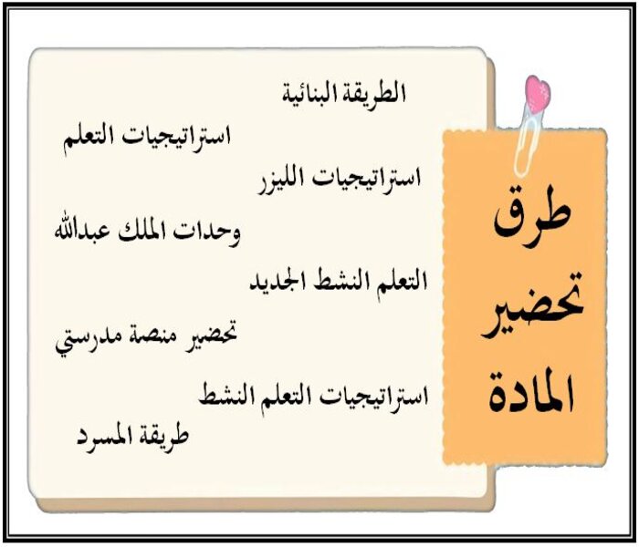 طرق تحضير مادة علم البيانات مسارات الفصل الأول