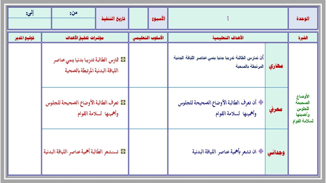 مهارات التفكير تربيه بدنية رابع ابتدائي الفصل الأول مدرستي