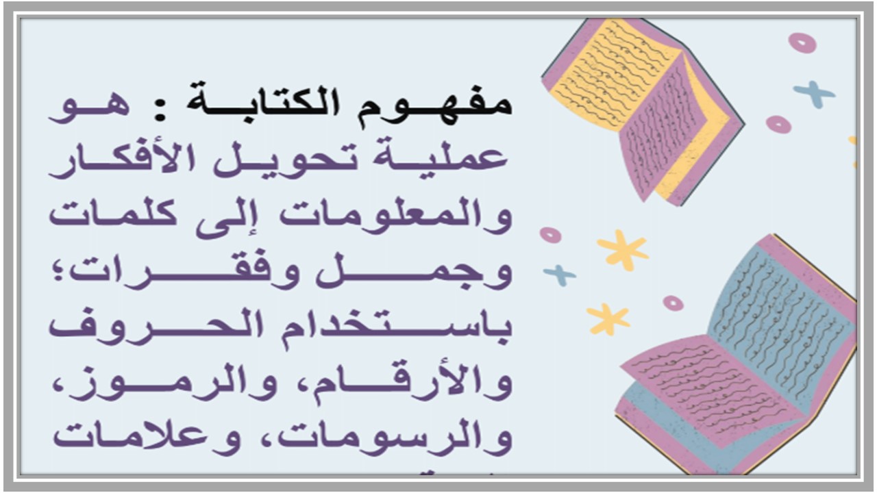 تحضير مادة الكتابة الوظيفية والابداعية 
