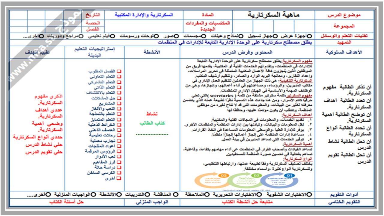 اختبار منصة مدرستي السكرتارية والادارة المكتبية مسارات الفصل الثاني اختبار منصة مدرستي السكرتارية والادارة المكتبية مسارات الفصل الثاني