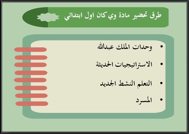 مفردات الدرس منصة مدرستي وي كان الصف الأول الابتدائي الفصل الثاني مفردات الدرس منصة مدرستي وي كان الصف الأول الابتدائي الفصل الثاني