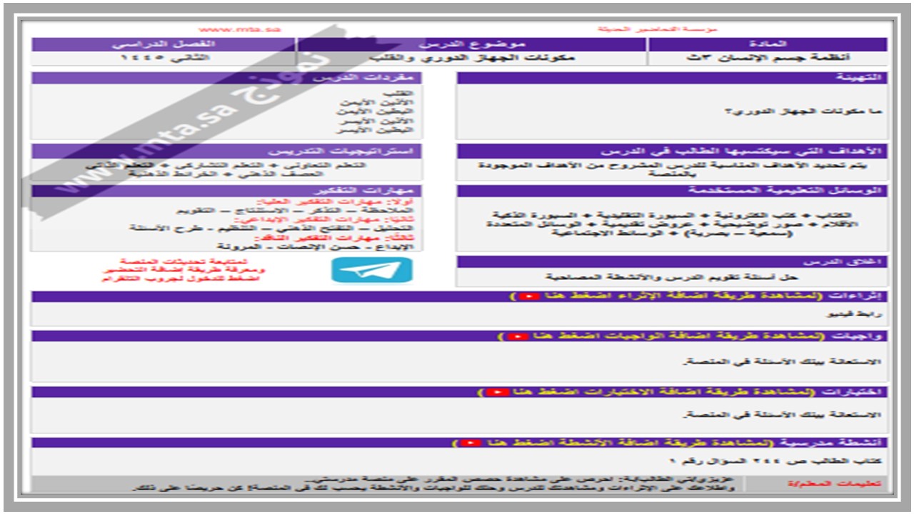 مهارات التفكير منصة مدرستي انظمة جسم الانسان 1-2 مسارات الفصل الثاني مهارات التفكير منصة مدرستي انظمة جسم الانسان 1-2 مسارات الفصل الثاني
