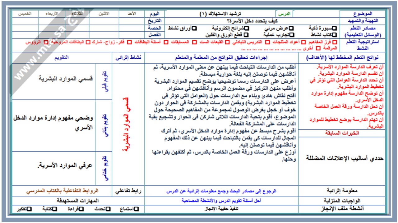 واجبات منصة مدرستى مهارات حياتية التعليم المستمر الفصل الثاني