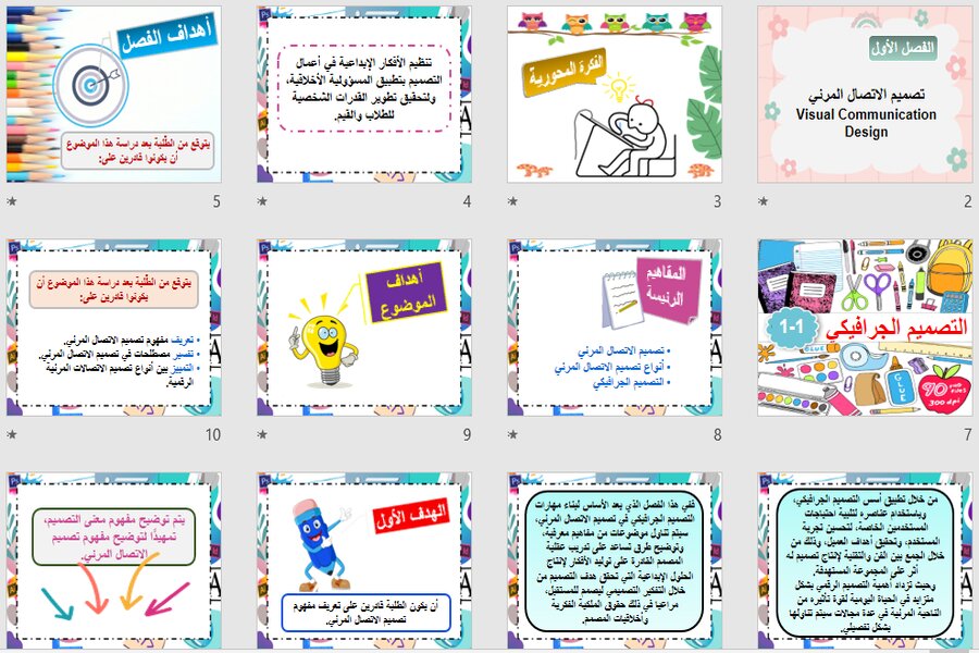 تحضير منصة مدرستي التصميم الرقمي مسارات  