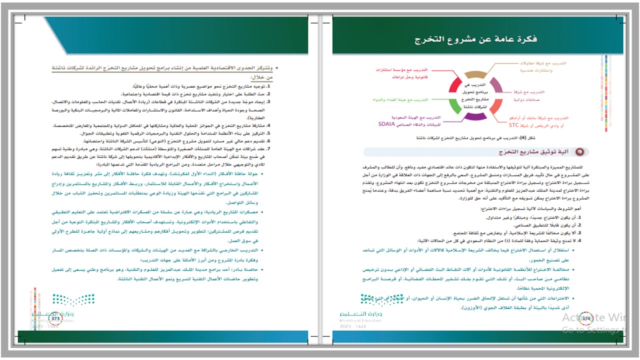 بوربوينت مشروع التخرج مسارات الترم الثالث 
