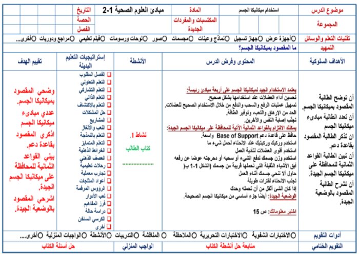 تحضير مبادئ العلوم الصحية 1-2 مسارات الفصل الثالث تحضير مبادئ العلوم الصحية 1-2 مسارات الفصل الثالث