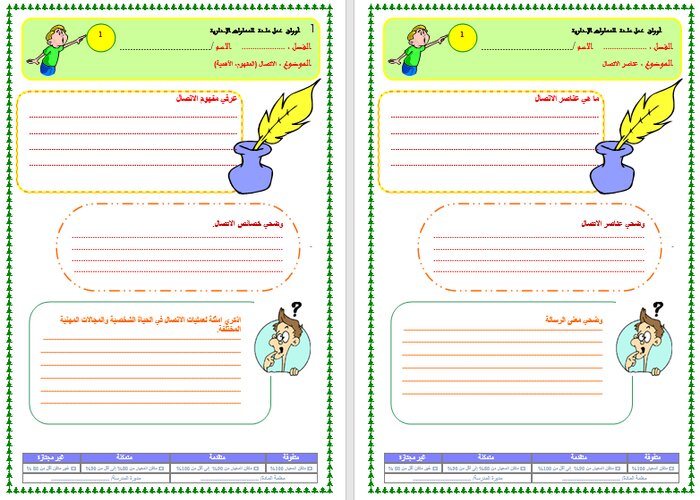 تحضير منصة مدرستي المهارات الإدارية مسارات الترم الثالث
