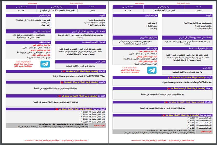 كتاب التفسير 1 مسارات الفصل الثالث