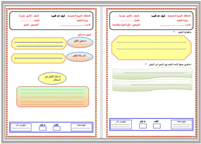 إغلاق الدرس مادة دراسات اسلامية الفصل الثالث