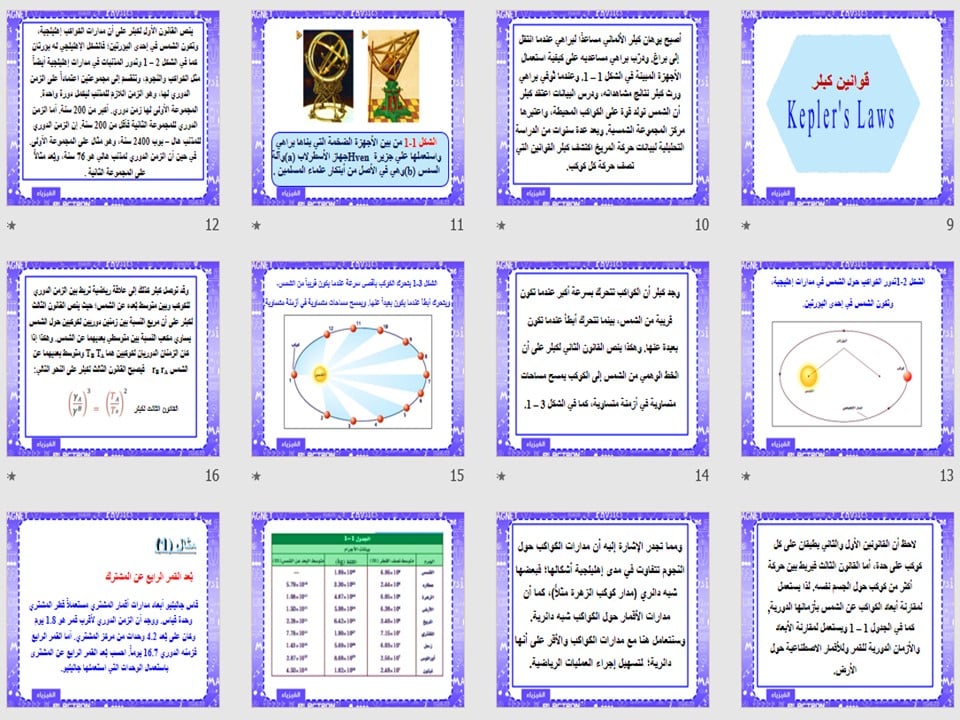 بوربوينت الفيزياء 2 مسارات الفصل الثالث بوربوينت الفيزياء 2 مسارات الفصل الثالث