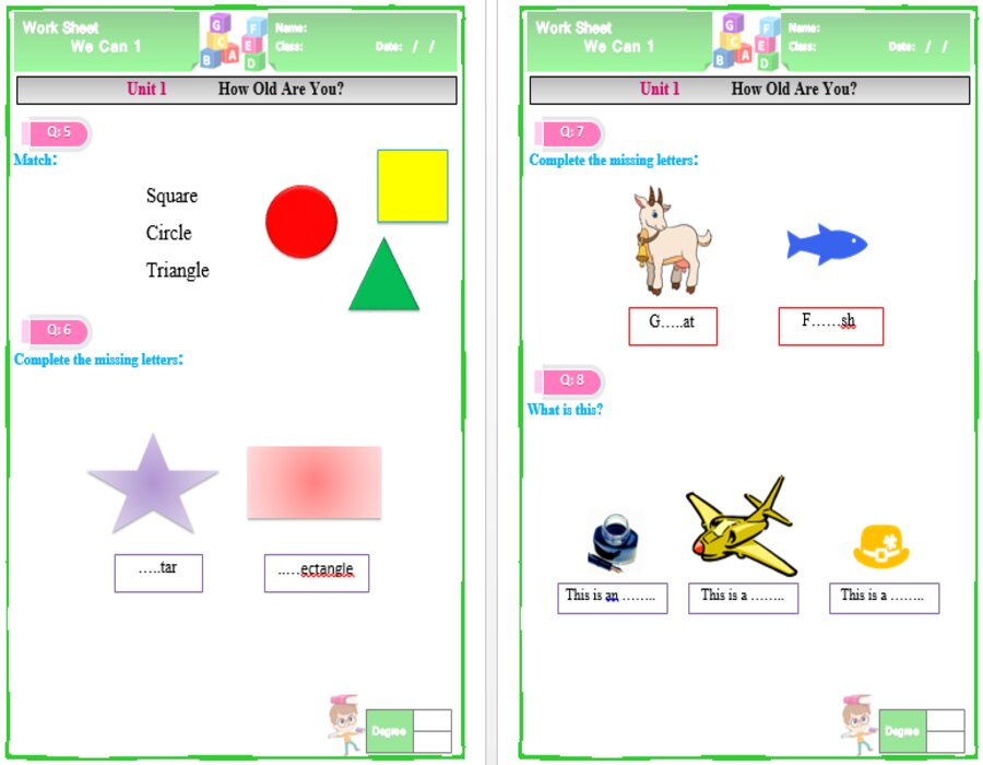 خطة التعلم الأسبوعية PDF اللغة الإنجليزية أول ابتدائي الترم الثاني 