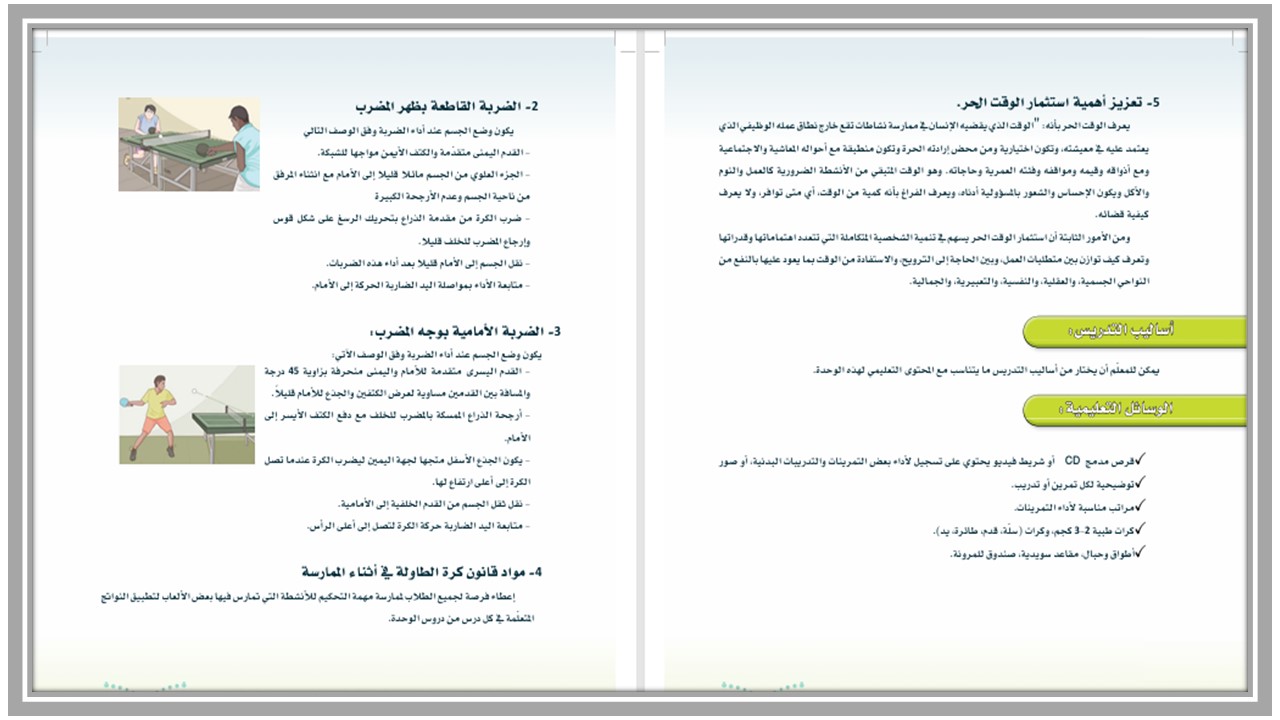 خطة التعلم الأسبوعية التربية الصحية والبدنية أول ثانوي مسارات الترم الثاني