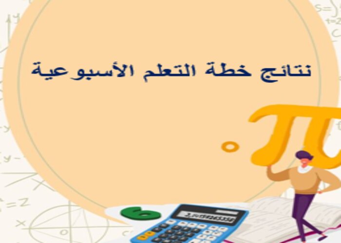 خطة التعلم الأسبوعية الرياضيات رابع ابتدائي التربية الفكرية